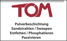 Gewerbe: TOM    Thermische Oberflächenbeschichtung Maier