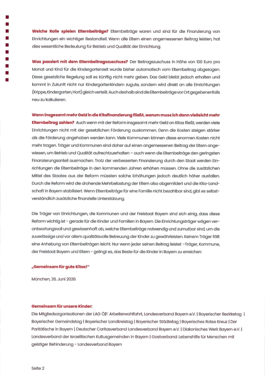 Gemeinsam für unsere Kinder